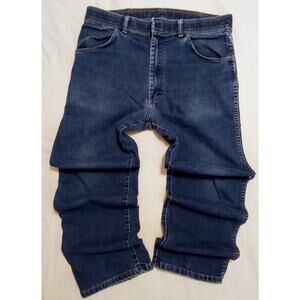 Vintage Wrangler Mens Jeans Made in USA Hook & Bar Cowboy Boot Zipper c. 1970s